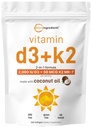 Micro-ingrédients Vitamine D3 2,000 UI + K2 MK-7 50 mcg, 300 Softgels.