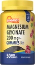 Sundance Magnesium Glycinate Gummies | 200mg | 50 Count | Grape Flavor | Vegan, Non-GMO, and Gluten Free Supplement