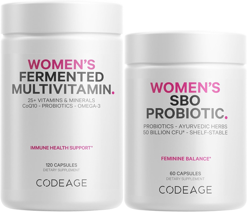 Codage femmes Ensemble de multivitamines : femmes Formule et femmes Probiotique Vitamines quotidiennes