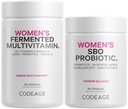 Codage femmes Ensemble de multivitamines : femmes Formule et femmes Probiotique Vitamines quotidiennes
