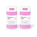 Santé par Habit Femmes Multi Supplément 2 Pack (120 Capsules) - 23 Vitamines essentielles et minéraux, soutient la santé générale et le bien-être, non-OGM, sans sucre (2 Pack)