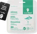 Natural L Theanine Capsules 250mg Isolated L Theanine Poudre de l'extrait de thé vert de 30 capsules - 1 par jour de soutien du supplément GABA