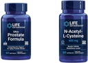 Extension de vie Ultra Prostate Formula, Saw Palmetto pour les hommes, pygeum, nettle piquant et N-acétyl-L-Cysteine (NAC), Immune, respiratoire, santé du foie, NAC 600 mg