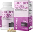 Bronson cheveux, peau et ongles avec biotine supplément de vitamine extra-résistance pour les femmes, 100 capsules