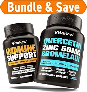 Soutien immunitaire Vitamines + Supplément Quercetin