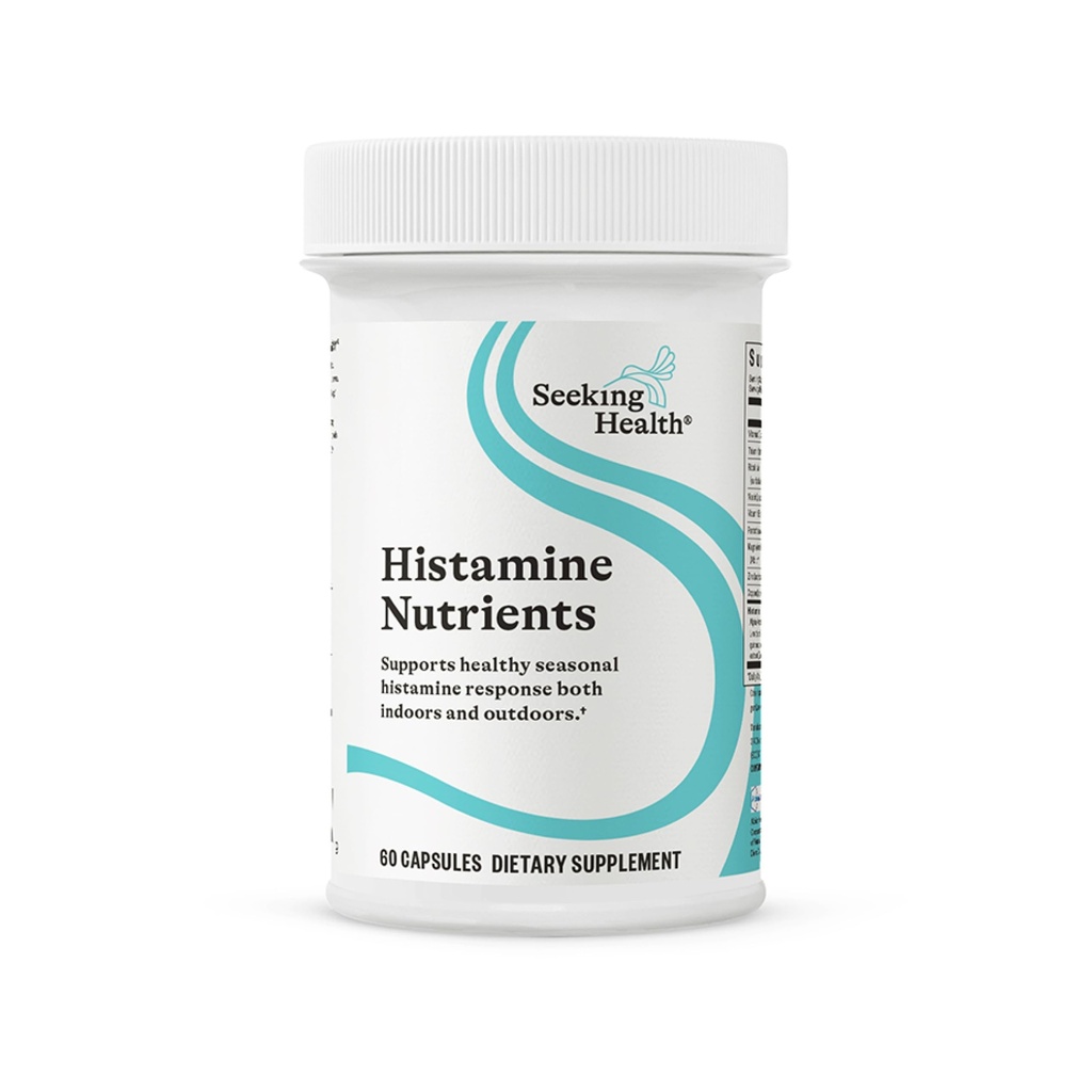 Recherche santé Nutriments d'histamine - Supplément de soutien à l'histamine saisonnière avec vitamine B1, zinc et vitamine B3 - Aide réponse à l'histamine - 60 capsules