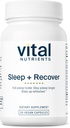 Nutriments vitaux Sommeil + Récupérer - Supplément végétalien - Soutien du sommeil - Melatonine, Ashwagandha et L-Theanine - Sans gluten, sans lait et sans soja - 30 capsules