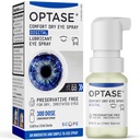 Optase Comfort Dry Eye Spray - Preservative Free Tears Artificial Drops Alternative - Dry Eye Drops in a Commodity Spray - Bouteille multi-usages, Lentille de contact sans danger - .58 fl oz