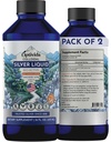 Colloidal Silver Liquid 10 PPM, Nano Silver Liquid Water Drops - 16oz, 2 PK
