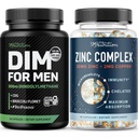 Complexe de zinc de testostérone et supplément DIM de 300mg pour les hommes pour le métabolisme œstrogène et support de testostérone