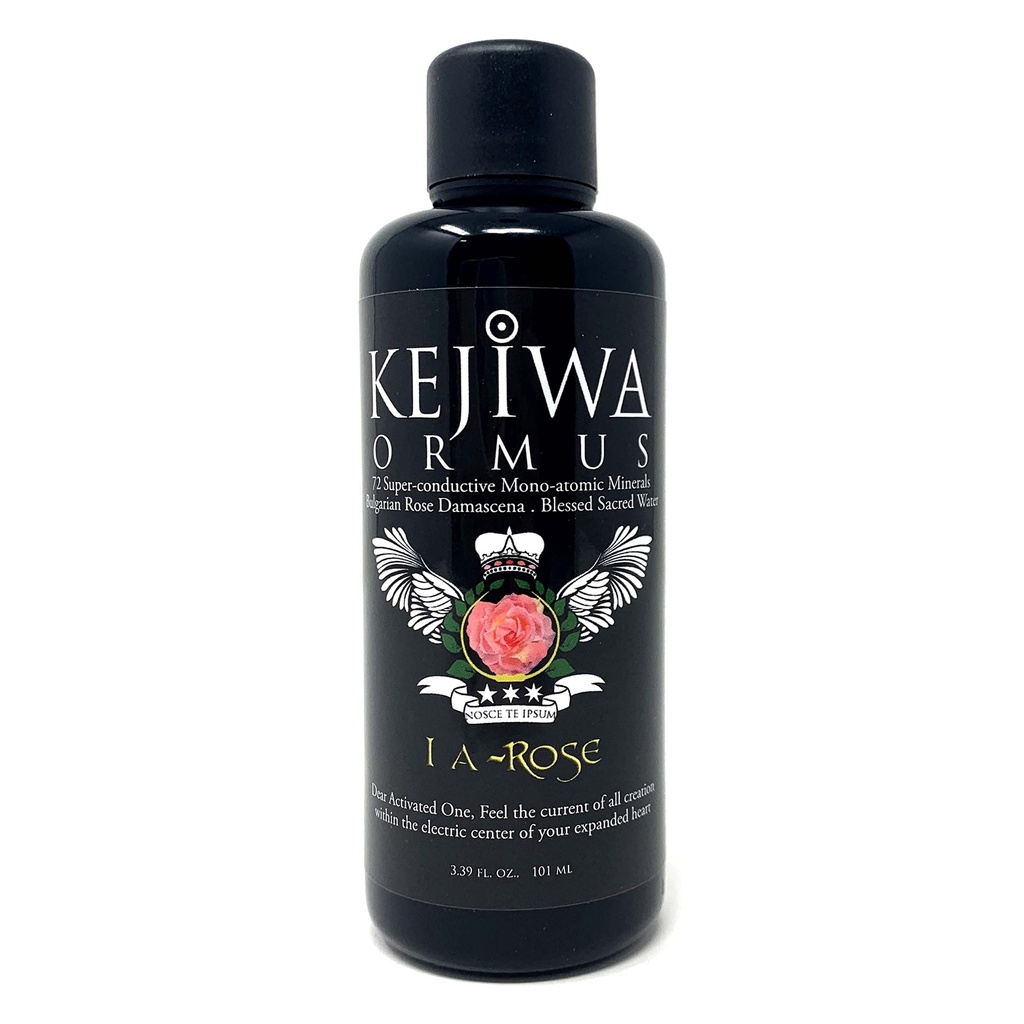 Kejiwa I A-Rose Ormus: Minéraux d'or mono-atomique infusés de rose biologique Damascena.