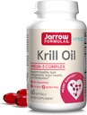 Formules de Jarrow Huile de krill - Complexe Phospholipide Omega-3 avec Astaxanthin - 60 Softgels - 30 portions - Soutient la gestion des lipides, le métabolisme, la santé cérébrale et cardiaque - EPA et DHA - Sans gluten - Non-OGM