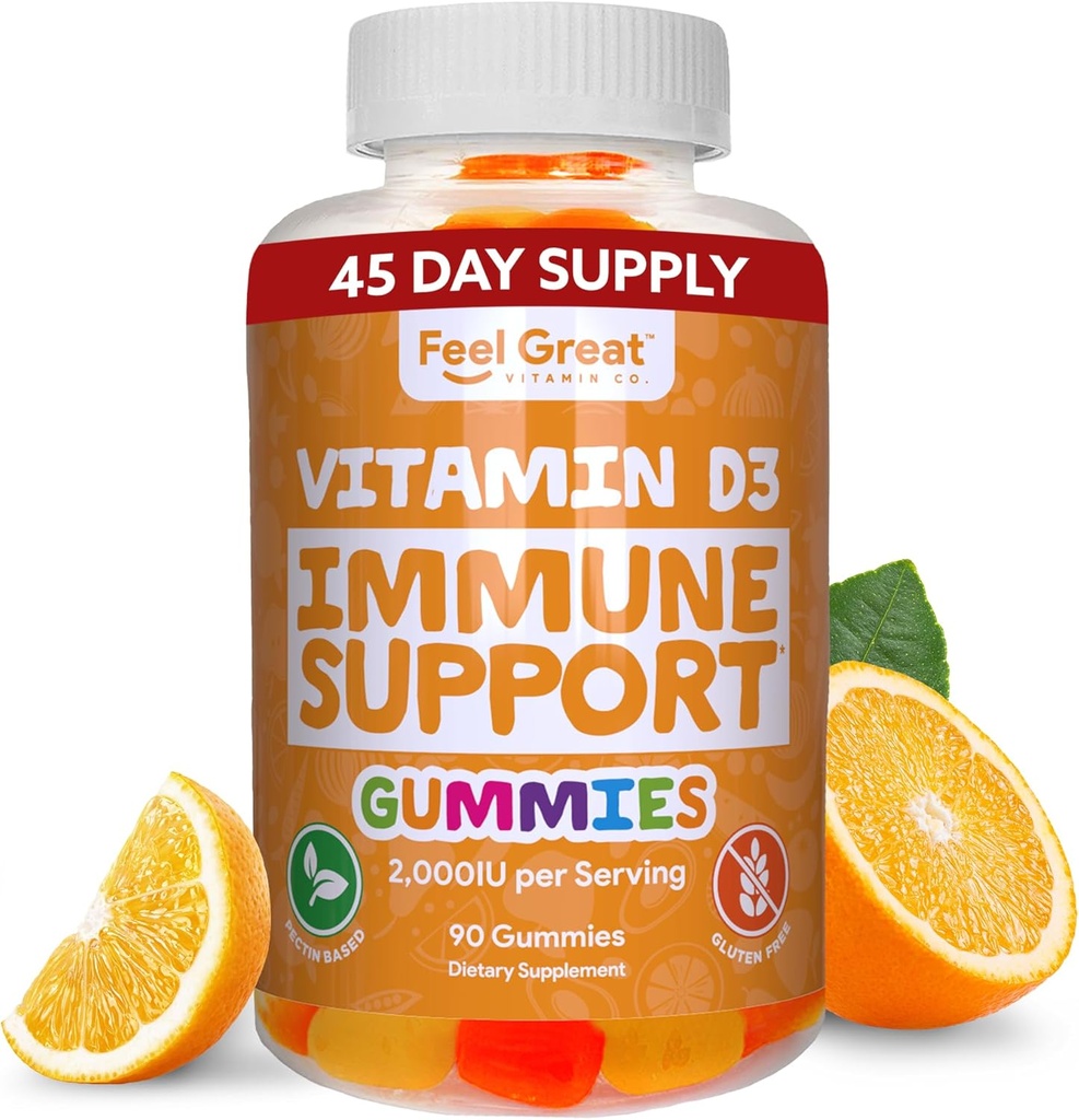 Feel Great Vitamine D Gummies for Adults.