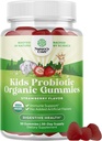 Immune Booster Kids Probiotic Gummies - Bacillus Subtilis Probiotic for Kids Upset Stomach Nettoyez le corps Immune Boost et Colon Detox - Relief de constipation et vitamine santé digestive Gummy