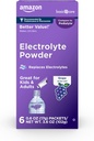 Amazon Basic Care Electrolyte Powder Packets pour la réhydratation pour les enfants et les adultes, arômes de raisin, 6 comtes (paquet de 1)