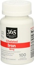 365 par Marché des aliments entiers, Fer Chélaté 18Mg, 100 Capsules de Veg (paquet de 2)