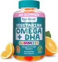 Se sentir grand Omega & DHA Gummies pour les adultes Omega 3 à base de plantes Huile de poisson Alternative de Végétarien.
