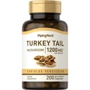 Pipping Rock Turkey Tail Mushroom Capsules 1200mg.200 Pills.
