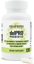 Del-Immune V® + Delpro Probiotic & Prebiotic Blend par Stellar Biotics - Promotion de la santé optimale des intestins, de la digestion, du soutien immunitaire et de l'humeur (120 capsules)