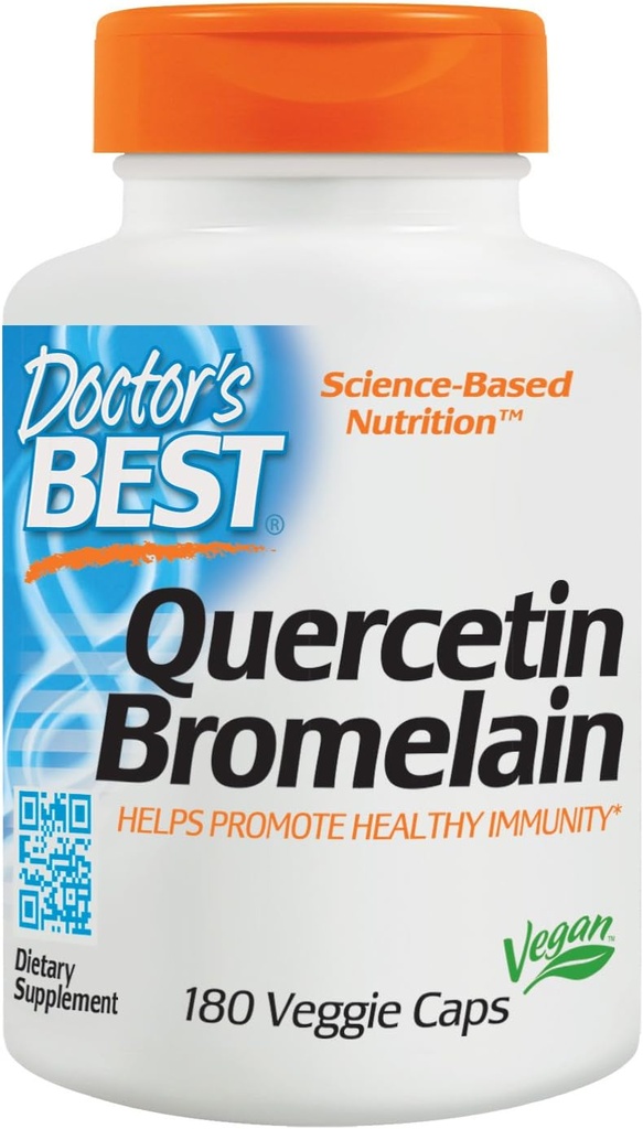 Meilleures capsules de Quercetin/Bromelain, 180 comtes