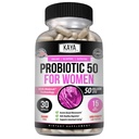 Kaya Naturals Probiotic 50 milliards CFU - Probiotiques pour les femmes, probiotiques pour les hommes et les adultes, naturel - Gut Health & Immune Support Supplément - Fournit un soutien digestif - 30 capsules végétales