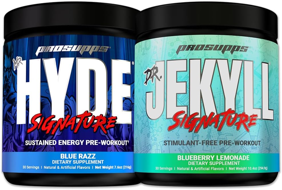 PROSUPPS M. Hyde® Signature Blue Razz et Dr. Jekyll® Signature Blueberry Lemonade Bundle