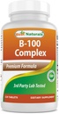 Meilleur complexe naturel B-100 pour adultes, 120 comprimés
