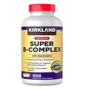 Kirkland Signature Super B-Complex (2-Pack) avec électrolytes (2 x 500 comprimés)