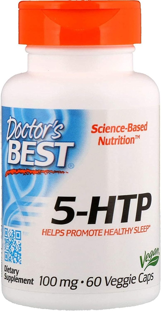 Meilleur médecin, meilleur 5-HTP, 100 mg, 60 capsules Veggie