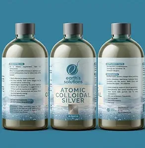 Solution d'argent colloïdal atomique pour le bien-être naturel et le soutien immunitaire - supplément d'argent ionique ASIN: B0CBZSWPR5
