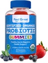 Sentez-vous Great USDA Probiotic Gummies pour les adultes et les enfants - 2,5 milliards CFU (30 jours)