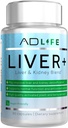 Projet AD Liver+ Liver Cleanse & Detox, Supplément foie (90 capsules)