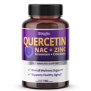 Supplément SOTALIX Premium Quercetin 98% Haute pureté avec Bromelain, Zinc, Vitamine D3 2000 UI, Elderberry - Respiration cardiovasculaire Immune Support pour les enfants adultes - 180 jours d'approvisionnement