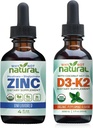 Zinc liquide organique et gouttes de vitamine D3K2