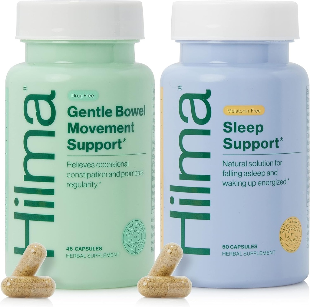 Hilma Gentle Bowel + Soutien du sommeil, sommeil et confort de digestion