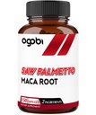 agobi Saw Palmetto Supplément avec Maca Root - Support d'extrait élevé pour la santé des cheveux, l'humeur reposée et le soutien énergétique - 150 Capsules Veggie