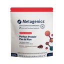 Métagène Pois et riz protéiniques parfaits - Poudre de protéines à base végétale avec 20g de protéines et 3,5g de BCAA - Soutient la croissance et la récupération musculaires - Non-OGM, sans gluten, sans lait - Chocolat - 30 portions