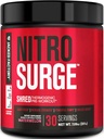 Jacked Factory NITROSURGE Shred Pre Workout Supplément - Energy Booster, Gains de force instantanés, Focus Sharp, Pompes puissantes - Nitric Oxide Booster & PreWorkout Powder - 30Sv, pastèque