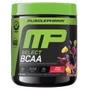 MusclePharm Essentials BCAA Powder, Pre & Post Workout Recovery Drink, soutient la récupération musculaire et l'énergie, acides aminés essentiels, 30 portions, punch de fruits