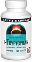 Source Naturals L-Tryptophane, pour l'humeur, la relaxation et le sommeil*, 500mg - 120 comprimés
