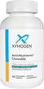 XYMOGEN Children's ActivNutrients Chewable - Multivitamines de baies mélangées pour enfants - Multiminéraux multivitamines pour le bien-être + soutien immunitaire - Minéraux chélatés + Vitamines B avec folate (60 comprimés)