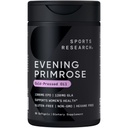 Sports Recherche Supplément Primrose de l'huile pressée froide - Softgels pour les femmes santé et la peau - sans gluten et sans OGM GLA - haute puissance 1300mg, 30 Compte