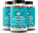 Chanca Piedra Stone Breaker 3-Pack Bundle – Déssolveur naturel, nettoyage du rein et supplément de vérin – Détoxification du système urinaire, impuretés de flush, système transparent – 180 capsules