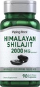Piping Rock Shilajit Capsules de 2000mg de Count de l'Himalayan Acid Fulvic de l'Himalayan, supplément sans gluten