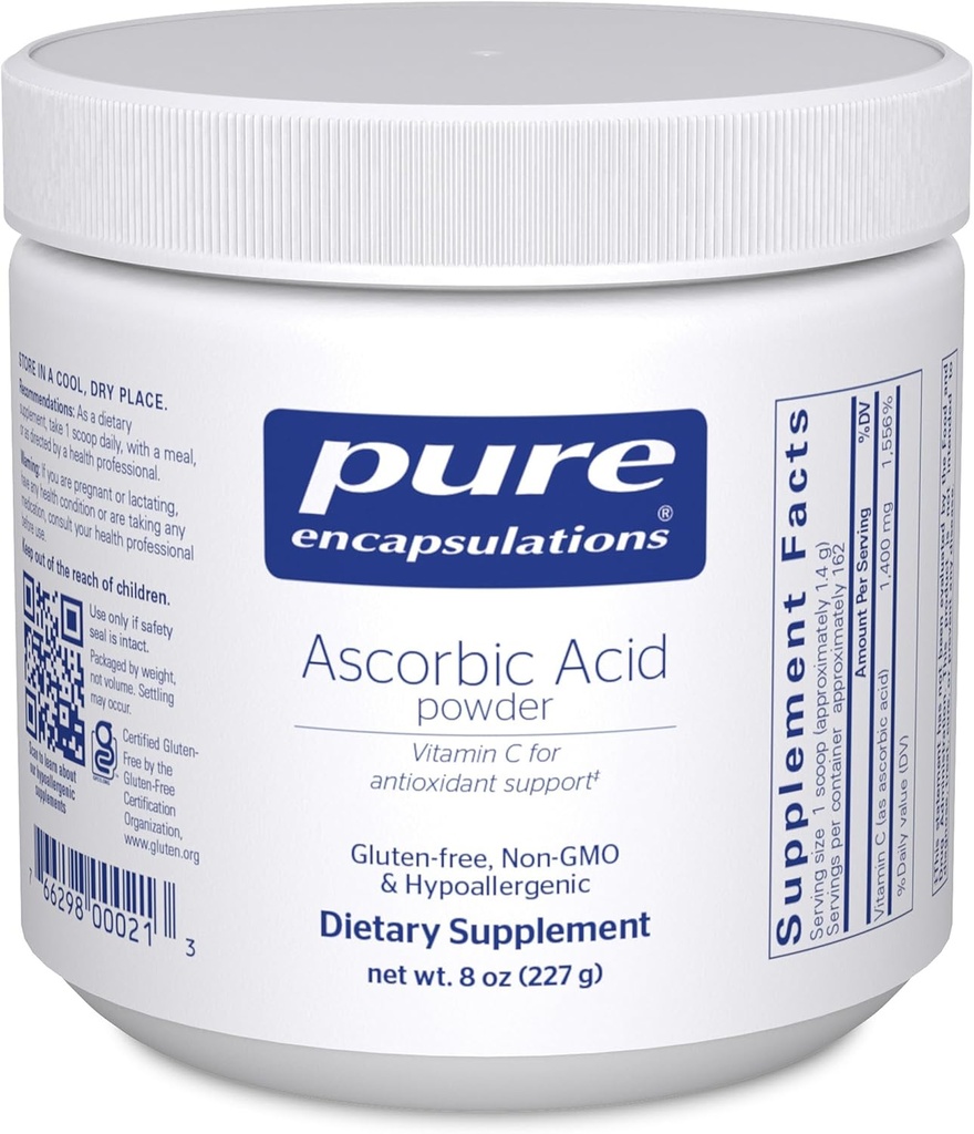 Encapsulations pures Poudre d'acide ascorbique