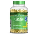 Nutrition la plus fine Huile de poisson à moitié grosse 1200 mg, Softgels, 200 ea