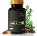 NZT-48 Cerveau Booster - Suppléments Cerveau Nootropique pour la Mémoire et Focus- Supplément Premium Énergie Naturelle avec Caféine, Phosphatidylsérine, Vitamines B6 & B12, Ashwagandha-90 portions