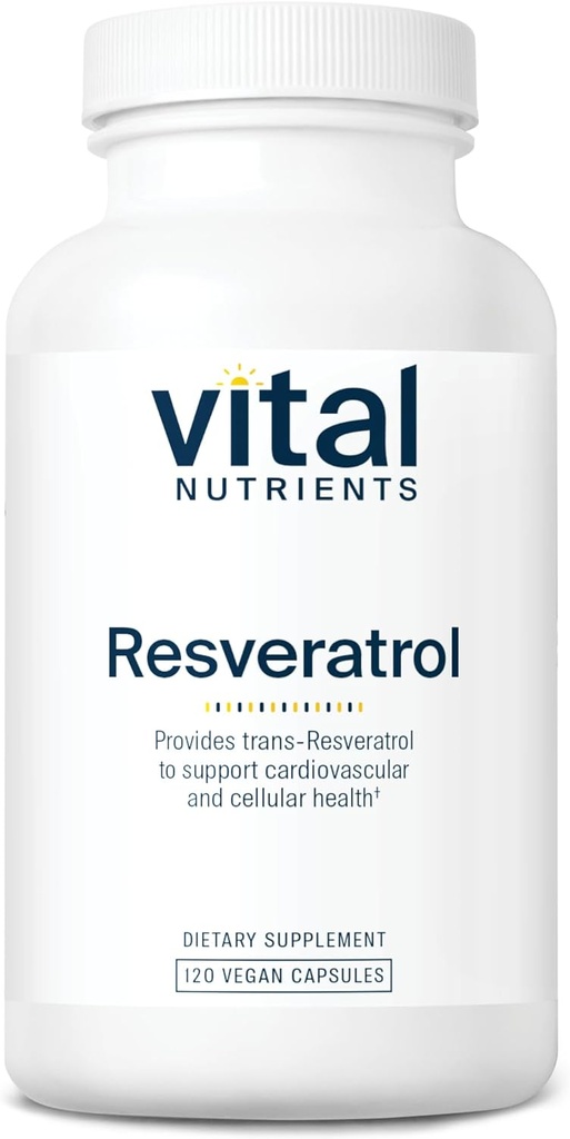 Resvératrol d'éléments nutritifs vitaux ultra-hautes puissance antioxydants de Trans Resvératrol pour le soutien de la santé cardiovasculaire et cellulaire*