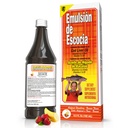 EMULSION DE ESCOCIA Fraise/Banane 6,5 Oz. Huile de foie de morue