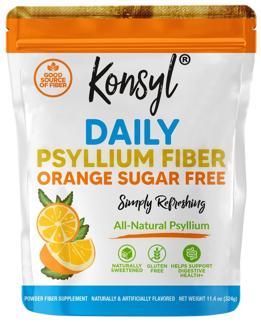 Konsyl quotidien Psyllium Fibre orange sans sucre